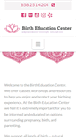 Mobile Screenshot of birtheducationcenter.com